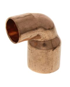3/4" x 1/2" Copper 90° Elbow