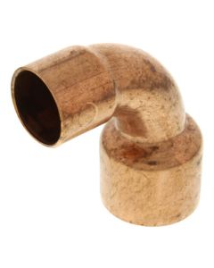 1-1/2" x 1" Copper 90° Long Turn Elbow