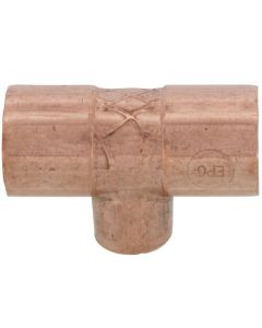 3/4" x 3/4" x 1/2" CxCxC Reducing Tee