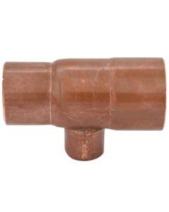 1-1/2" x 1-1/4" x 3/4" CxCxC Reducing Tee
