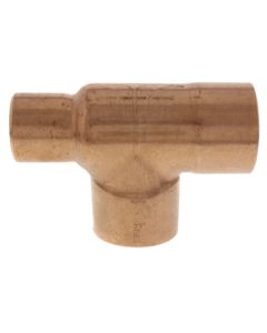 1-1/2" x 1" x 1-1/2" CxCxC Reducing Tee