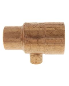 1-1/2" x 1" x 1/2" CxCxC Reducing Tee