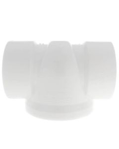 8" PVC DWV Test Tee w/ Cleanout Plug