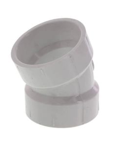 10" PVC DWV 22.5° Elbow