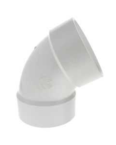 10" PVC DWV 60° Elbow