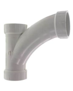 14" x 14" x 10" PVC DWV Wye and 45° Elbow Combo