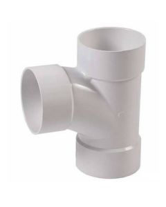 3" Hub PVC Sewer and Drain Sanitary Tee