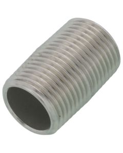 3/8" x Close Stainless Steel Nipple