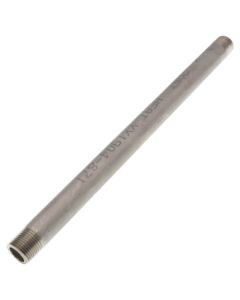 3/8" x 10" Stainless Steel Nipple