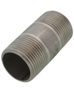1" x 2-1/2" Stainless Steel Nipple