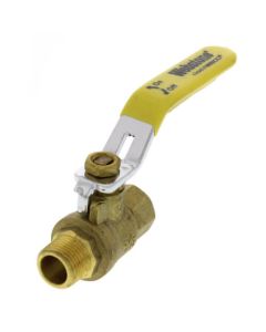 3/8" MIP x FIP Full Port Forged Brass Ball Valve (Lead Free)