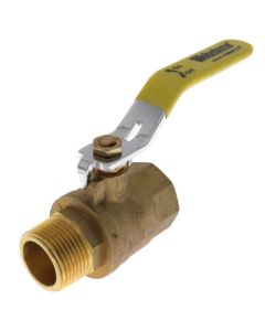 1" MIP x FIP Full Port Forged Brass Ball Valve (Lead Free)
