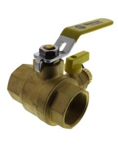 1-1/2" Threaded Pro-Pal Full Port Ball Valve w/ Hose Drain
