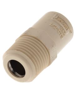 1/2" CTS CPVC Male Adapter w/ Stainless Steel Sleeve (MIPT x Socket)