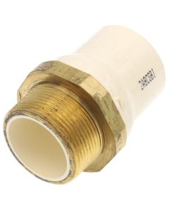 1-1/2" CTS CPVC Male Adapter (Brass MIPT x Socket)