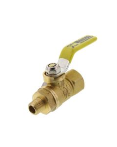1/8" FIP x MIP Full Port Forged Brass Mini Ball Valve
