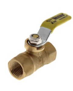 1/4" FIP Full Port Forged Brass Mini Ball Valve