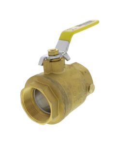 2" IPS Full Port Forged Brass Ball Valve with IPS Hole