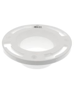 3" or 4" Level-Fit Closet Flange w/ Plastic Ring w/o Test Cap (PVC)