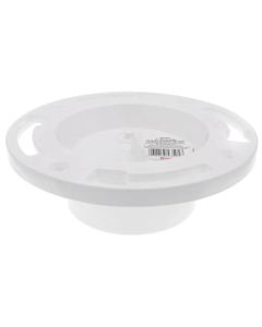 3" or 4" Level-Fit Closet Flange w/ Plastic Ring and Test Cap (PVC)