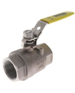 1-1/4" IPS Full Port 316 Stainless Steel 2-Piece Ball Valve
