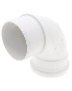 4" PVC SDR 35 1/4 Bend 90° Elbow, Street (Spigot x G)