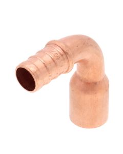 1/2" PureFlow PEX x 1/2" Copper Fitting Elbow