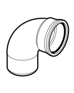 10" PVC SDR 35 1/4 Bend 90° Elbow, Street (Spigot x G)