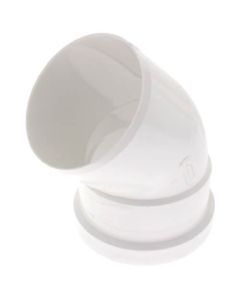 4" PVC SDR 35 1/8 Bend 45° Elbow, Street (Spigot x G)