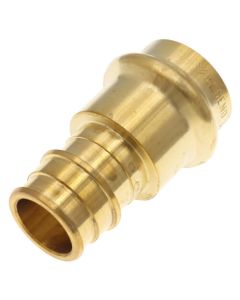 3/4" Expansion PEX x Copper Press Brass Adapter (Lead Free)