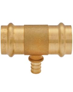 1" x 1" x 1/2" Press x Press x PEX Crimp Tee