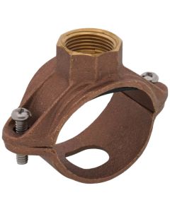 2" x 3/4" Brass Saddle Tee