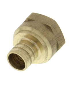 3/4" PEX x 3/4" NPT Brass Female Adapter (Lead Free)