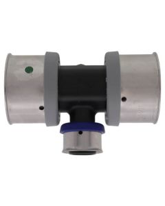 1-1/2" x 1-1/2" x 3/4" PEX Press PureFlow Polymer Tee