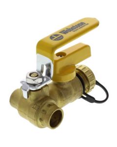 1/2" Sweat PRO-PAL Full Port Ball Valve w/ Drain