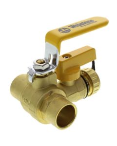 3/4" Sweat PRO-PAL Full Port Ball Valve w/ Drain (Lead Free)