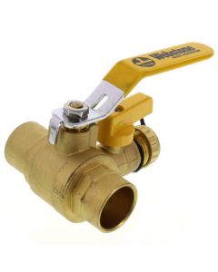 1" Sweat PRO-PAL Full Port Ball Valve w/ Drain (Lead Free)