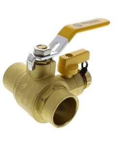 1-1/4" Sweat PRO-PAL Full Port Ball Valve w/ Drain