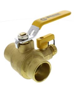 1-1/2" Sweat PRO-PAL Full Port Ball Valve w/ Drain