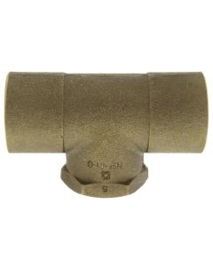 1-1/4" x 1-1/4" x 1" CxCxF Tee (Lead Free)