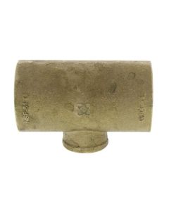 1-1/2" x 1-1/2" x 1/2" CxCxF Tee (Lead Free)