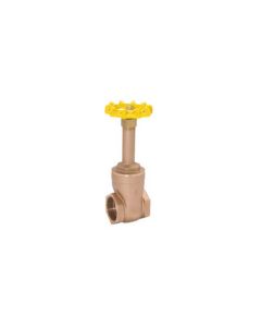 1-1/4" Threaded Gate Valve with Rising Stem (Lead Free)