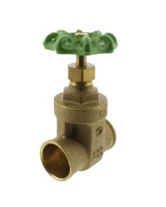 1-1/4" Solder Ends Gate Valve (Lead Free)