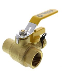 1" Sweat x IPS Pro-Pal Full Port Ball Valve w/ Hose Drain (Lead Free)
