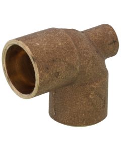 3/4" x 1/8" x 3/4" CxFxC Baseboard Tee (Lead Free)
