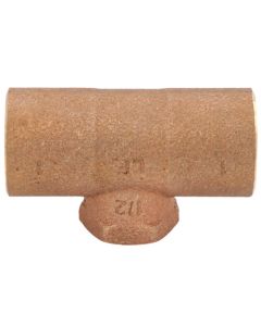 1" x 1" x 1/2" CxCxF Tee (Lead Free)