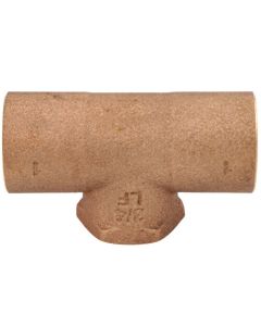 1" x 1" x 3/4" CxCxF Tee (Lead Free)