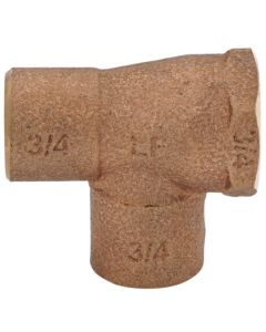 3/4" CxFxC Tee (Lead Free)