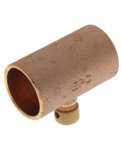 3/4" Copper Coupling w/ Drain (Lead Free)