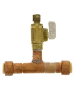Add-A-Line 1/2 Push Fit x 1/4 OD Compression (No Lead Copper)